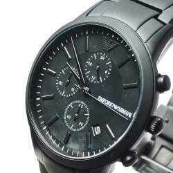 Emporio Armani Black PVD Stainless Steel Chronograph AR11275