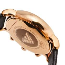 Pre Owned Emporio Armani Grey Rose Gold Plated Stainless Steel UAE National Day Edition AR80003 Men's Wristwatch 46 mm