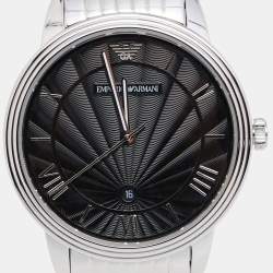 Emporio Armani Black Stainless Steel AR1614 Men's Wristwatch 41MM