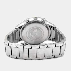 مملوكة مسبقًا Emporio Armani Cream Stainless Steel Sportivo AR2458 Men's Wristwatch 43 mm