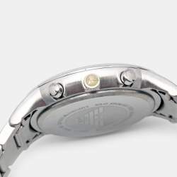 مملوكة مسبقًا Emporio Armani Cream Stainless Steel Sportivo AR2458 Men's Wristwatch 43 mm