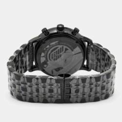 Pre Owned Emporio Armani Black PVD Coated Stainless Steel Classic AR1934 Men's Wristwatch 43 mm