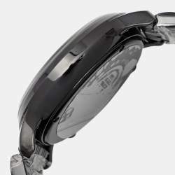 Pre Owned Emporio Armani Black PVD Coated Stainless Steel Classic AR1934 Men's Wristwatch 43 mm