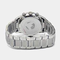 Pre Owned Emporio Armani Blue Stainless Steel AR5860 Men's Wristwatch 43 mm