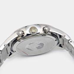 Pre Owned Emporio Armani Blue Stainless Steel AR5860 Men's Wristwatch 43 mm