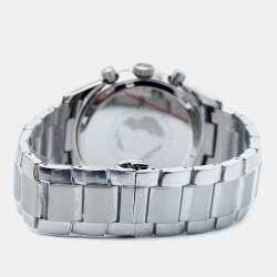 Pre Owned Emporio Armani Blue Stainless Steel AR5860 Men's Wristwatch 43 mm