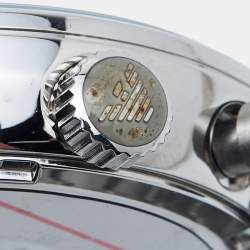 Pre Owned Emporio Armani Blue Stainless Steel AR5860 Men's Wristwatch 43 mm