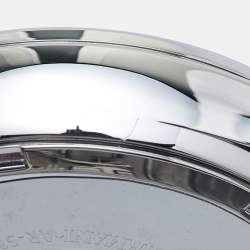 Pre Owned Emporio Armani Blue Stainless Steel AR5860 Men's Wristwatch 43 mm