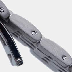 Pre Owned Emporio Armani Silver Grey Two-Tone Stainless Steel AR1864 Men's Wristwatch 43 mm