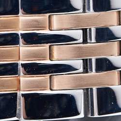 Pre Owned Emporio Armani Silver Grey Two-Tone Stainless Steel AR1864 Men's Wristwatch 43 mm