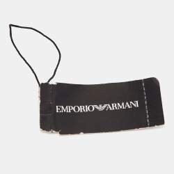 Pre Owned Emporio Armani Silver Grey Two-Tone Stainless Steel AR1864 Men's Wristwatch 43 mm