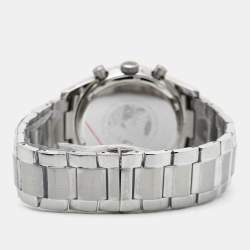 Pre Owned Emporio Armani Blue Stainless Steel AR5860 Men's Wristwatch 43 mm