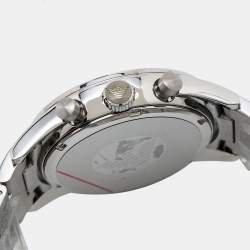 Pre Owned Emporio Armani Blue Stainless Steel AR5860 Men's Wristwatch 43 mm