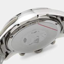 Pre Owned Emporio Armani Blue Stainless Steel AR5860 Men's Wristwatch 43 mm