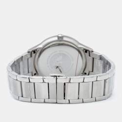 Pre Owned Emporio Armani Black Stainless Steel AR11118 Men's Wristwatch 43 mm