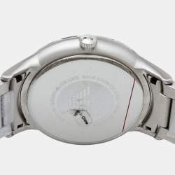Pre Owned Emporio Armani Black Stainless Steel AR11118 Men's Wristwatch 43 mm