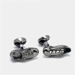 Ermenegildo Zegna 3D Sneakers Gunmetal Tone Cufflinks