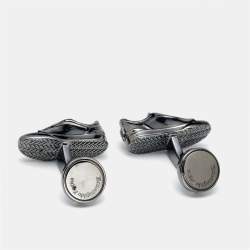 Ermenegildo Zegna 3D Sneakers Gunmetal Tone Cufflinks