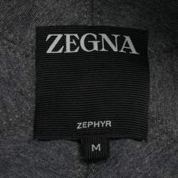 Pre Owned Zegna Yellow Synthetic Technical Zephyr Baseball Cap M