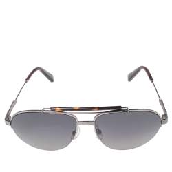 Ermenegildo Zegna Silver/Tortoise EZ0007 Aviator Sunglasses