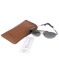 Ermenegildo Zegna Silver/Tortoise EZ0007 Aviator Sunglasses