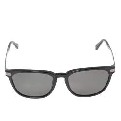 Ermenegildo Zegna Black/Silver EZ0039 Wayfarer Polarized Sunglasses