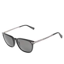 Ermenegildo Zegna Black/Silver EZ0039 Wayfarer Polarized Sunglasses