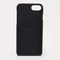 Ermenegildo Zegna Black Woven Leather iPhone 6 Cover