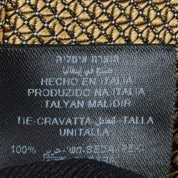 مملوكة مسبقًا Ermenegildo Zegna yellow Silk Jacquard Tie