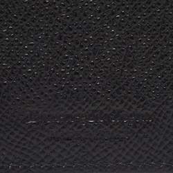Ermenegildo Zegna Black Leather Card Holder