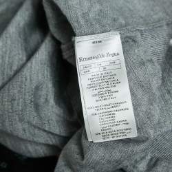 Ermenegildo Zegna Grey Cashmere Blend V-Neck Sleeveless T-Shirt XXL (IT 56)
