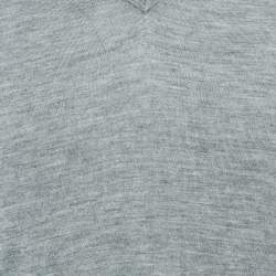Ermenegildo Zegna Grey Cashmere Blend V-Neck Sleeveless T-Shirt XXL (IT 56)