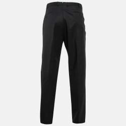 Ermenegildo Zegna Grey Wool Slim Fit Trousers XXL