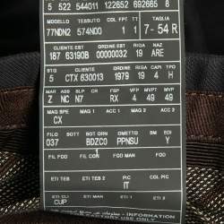 Pre Owned Ermenegildo Zegna Navy Blue Cotton Blend Couture Trousers XXL