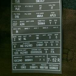 Pre Owned Ermenegildo Zegna Couture Navy Blue Cashmere Jacquard Jacket XL