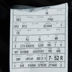 Pre Owned Ermenegildo Zegna Black Denim Single Breasted Blazer XL