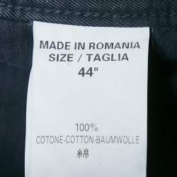Ermenegildo Zegna Navy Blue Cotton Drill Trousers 4XL