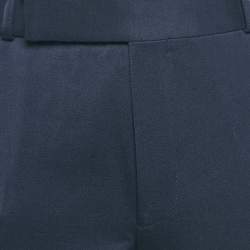 Ermenegildo Zegna Couture Navy Blue Gabardine Trousers M