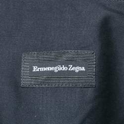 Ermenegildo Zegna Navy Blue Cotton Blend Tailored Fit Shirt XXL