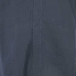 Ermenegildo Zegna Navy Blue Cotton Blend Tailored Fit Shirt XXL