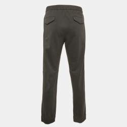 Ermenegildo Zegna Grey Cotton Knit Sweatpants L