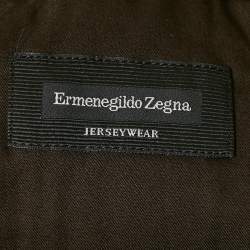 Ermenegildo Zegna Grey Cotton Knit Sweatpants L