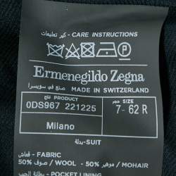 Ermenegildo Zegna Navy Blue Wool Blend Made To Wear Suit 6XL