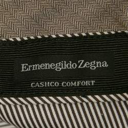 Ermenegildo Zegna Brown Corduroy Trousers XL