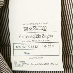 Ermenegildo Zegna Brown Corduroy Trousers XL