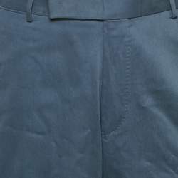 Ermenegildo Zegna Blue Cotton Trousers XXXL