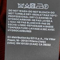 Zegna Brown Cashmere Knit Crew Neck Sweater XL