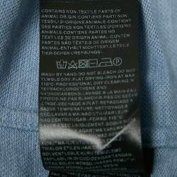 Zegna Blue Oxford Cotton Regular Fit Shirt XXL