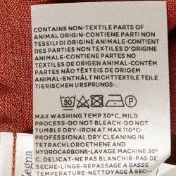 Ermenegildo Zegna Brown Linen Button Front Shirt XL