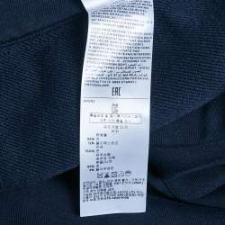 Pre Owned Ermenegildo Zegna Navy Blue Cotton Blend Joggers XXL